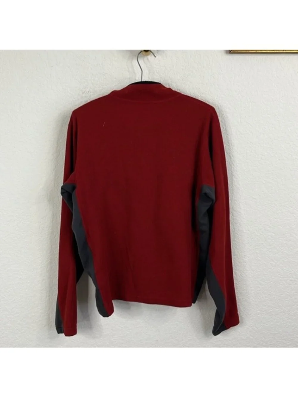 The North Face Men's Red Quarter-Zip Sweater